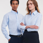 Russell Athletic Collection Long Sleeve Easy Care Oxford Shirt