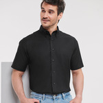 Russell Athletic Collection Short Sleeve Easy Care Oxford Shirt