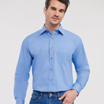 Russell Athletic Collection Long Sleeve Easy Care Poplin Shirt