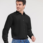 Russell Athletic Collection Long Sleeve Easy Care Cotton Poplin Shirt