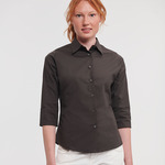Russell Athletic Collection Ladies 3/4 Sleeve Easy Care Fitted Shirt