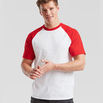 Fruit of the Loom Contrast Baseball T-Shirt