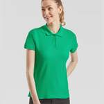 Fruit of the Loom Lady-Fit Premium Cotton Piqué Polo Shirt