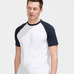 SOL'S Funky Contrast Baseball T-Shirt