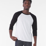 Canvas Unisex 3/4 Sleeve Baseball T-Shirt