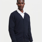 SOL'S Golden Cotton Acrylic V Neck Cardigan