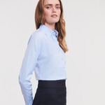 Russell Athletic Collection Ladies Long Sleeve Herringbone Shirt