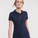 Russell Athletic Ladies Stretch Piqué Polo Shirt