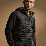 Mens Hooded Crossover Jkt