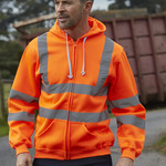 Hi-Vis Zipped Hoodie