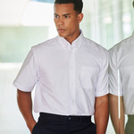Henbury Short Sleeve Classic Oxford Shirt