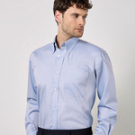 Kustom Kit Premium Long Sleeve Classic Fit Oxford Shirt