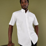 Kustom Kit Premium Short Sleeve Classic Fit Oxford Shirt