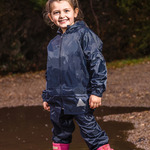 Result Kids Waterproof Jacket/Trouser Suit in Carry Bag