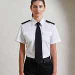 Premier Ladies Short Sleeve Pilot Shirt