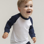 Larkwood Baby/Toddler Long Sleeve Baseball T-Shirt