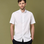 Kustom Kit Premium Short Sleeve Tailored Oxford Shirt