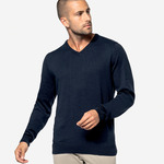 Kariban Cotton Acrylic V Neck Sweater