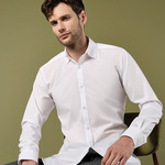 Kustom Kit Long Sleeve Slim Fit Business Shirt