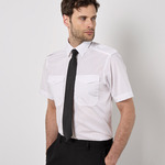 Kustom Kit Short Sleeve Tailored Pilot Shirt