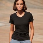 SF Clothing Ladies Feel Good Stretch V Neck T-Shirt