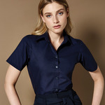Kustom Kit Ladies Short Sleeve Tailored Business Shirt