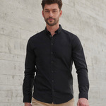 Modern long sleeve Oxford shirt