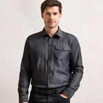 Jeans stitch denim shirt