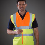 Yoko Hi-Vis Two Band and Braces Waistcoat