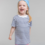Larkwood Baby/Toddler Striped Crew Neck T-Shirt