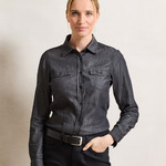Premier Ladies Jeans Stitch Denim Shirt