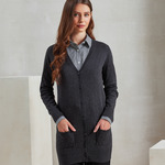 Premier Ladies Longline V Neck Cardigan