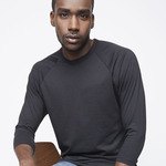 Unisex 50/50 Raglan Three-Quarter Sleeve Tee