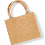 Shimmer jute mini gift bag