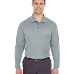 Adult Cool & Dry Long-Sleeve Mesh Piqué Polo