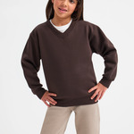 Childrens V Neck Sweatshirt
