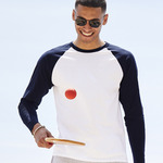 Fruit of the Loom Contrast Long Sleeve Baseball T-Shirt