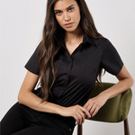 Tailored Fit Short Sleeve Poplin Shirt