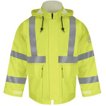 Men's Hi-Visibility Flame-Resistant Rain Jacket