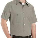 Men's Tall Premium Short Sleeve Work Shirt