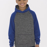 ATC™ DYNAMIC HEATHER FLEECE TWO TONE YOUTH HOODIE
