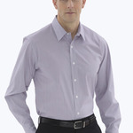 COAL HARBOUR® MINI STRIPE STRETCH WOVEN SHIRT
