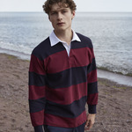Front Row Sewn Stripe Rugby Shirt