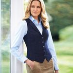 Brook Taverner Ladies Nashville Tweed Waistcoat