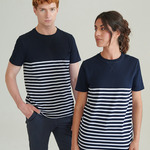 Front Row Unisex Breton Striped T-Shirt