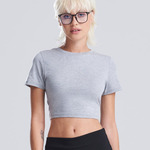 Women's triblend cropped T