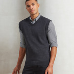 Premier Sleeveless Cotton Acrylic V Neck Sweater