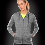 Spiro Ladies Hooded T-Shirt Jacket