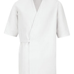 Men's Collarless Poplin Butcher Wrap