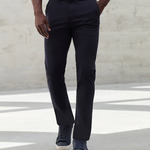 Stretch chinos with flex waistband